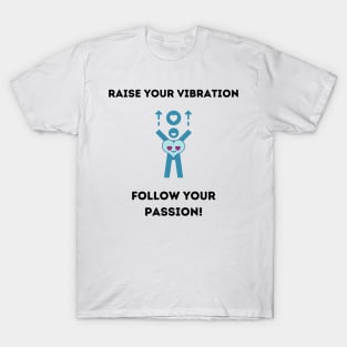 Raise your vibration: Follow your passion T-Shirt